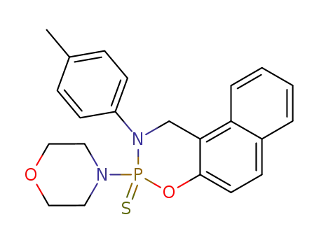 2-Morpholin-4-yl-3-p-tolyl-3,4-dihydro-1-oxa-3-aza-2-phospha-phenanthrene 2-sulfide