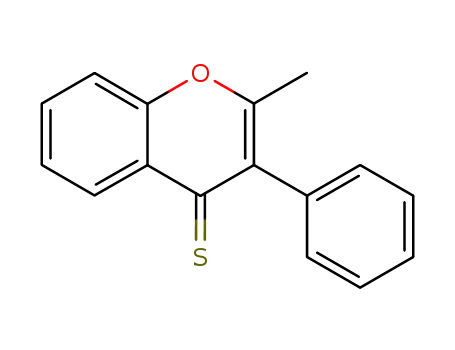 Molecular Structure of 89295-98-7 (4H-1-Benzopyran-4-thione, 2-methyl-3-phenyl-)