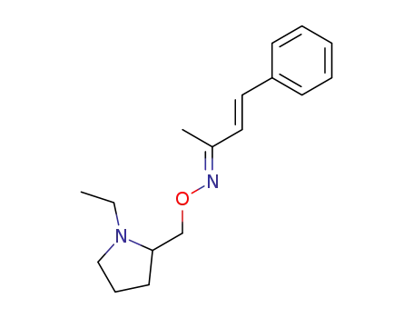 (E)-4-Phenyl-but-3-en-2-one O-(1-ethyl-pyrrolidin-2-ylmethyl)-oxime