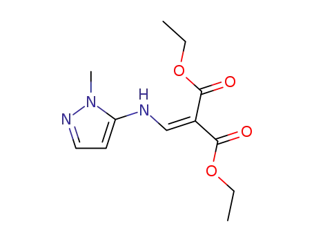 DIETHYL 2-([(1-METHYL-1H-PYRAZOL-5-YL)아미노]메틸렌)말로네이트