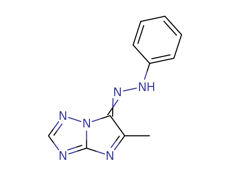 5-Methyl-6H-imidazo(1,2-b)(1,2,4)triazol-6-one phenylhydrazone