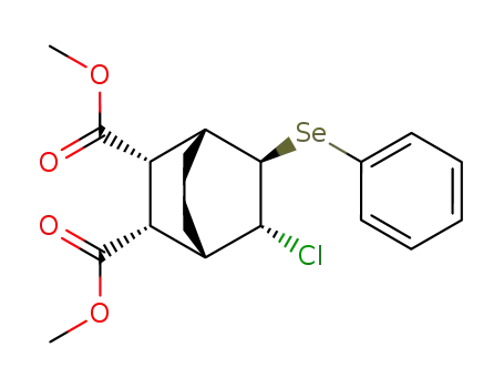 dimethyl (2SR,3SR,5SR,6RS)-2-(phenylseleno)-3-chlorobicyclo<2.2.2>octane-5,6-dicarboxylate