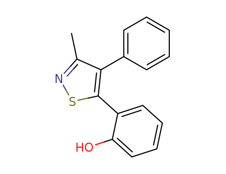 Phenol, 2-(3-methyl-4-phenyl-5-isothiazolyl)-
