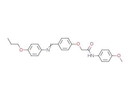 N-(4-Methoxy-phenyl)-2-(4-{[(Z)-4-propoxy-phenylimino]-methyl}-phenoxy)-acetamide