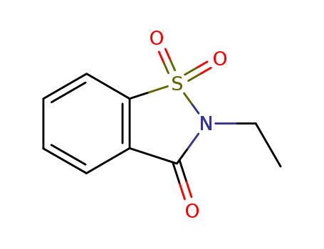 1,2-Benzisothiazol-3(2H)-one,2-ethyl-, 1,1-dioxide cas  18712-20-4