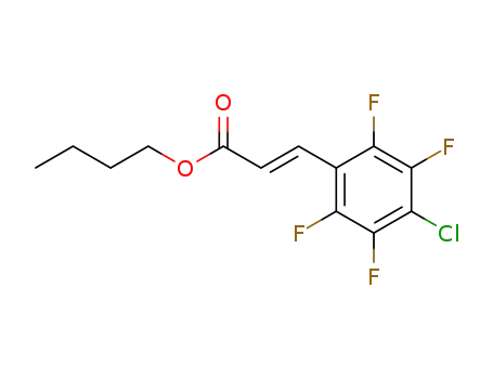 n-butyl 3-p-chloro-tetrafluorophenyl acrylate