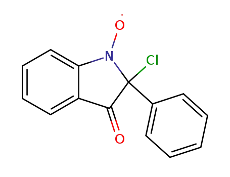 2-chloro-1,2-dihydro-3-oxo-2-phenyl-3H-indole 1-oxyl