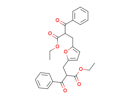 2,5-bis(2-benzoyl-2-ethoxycarbonylethyl)furan
