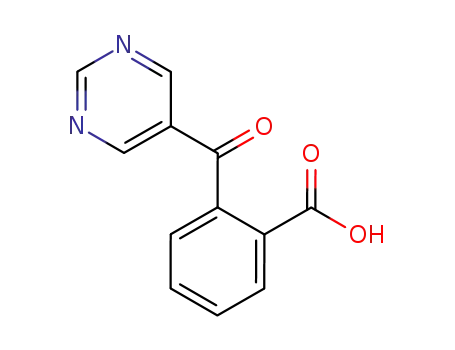 Molecular Structure of 153078-02-5 (2-(pyrimidin-5-yl-carbonyl)benzoic acid)
