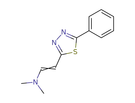 2-(2-Dimethylaminovinyl)-5-phenyl-1,3,4-thiadiazol