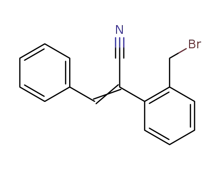 Benzeneacetonitrile, 2-(bromomethyl)-a-(phenylmethylene)-