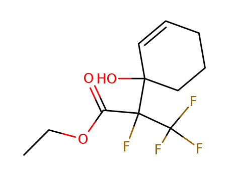 2,3,3,3-Tetrafluoro-2-(1-hydroxy-cyclohex-2-enyl)-propionic acid ethyl ester