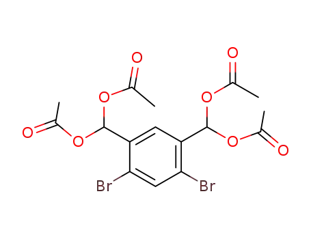 Acetic acid acetoxy-(2,4-dibromo-5-diacetoxymethyl-phenyl)-methyl ester