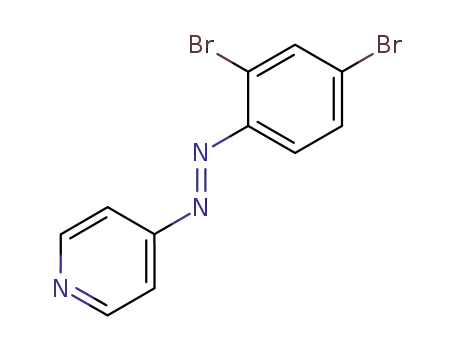4-<(2,4-dibromophenyl)azo>pyridine