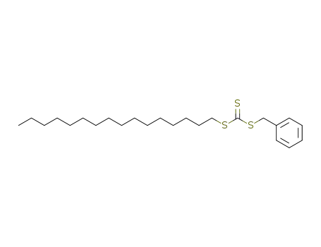 Trithiocarbonic acid benzyl ester hexadecyl ester