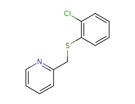 Molecular Structure of 83782-28-9 (2-(2-Chloro-phenylsulfanylmethyl)-pyridine)