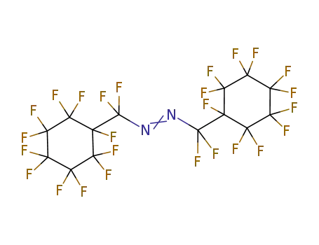 Molecular Structure of 90408-38-1 (Diazene, bis[difluoro(undecafluorocyclohexyl)methyl]-)