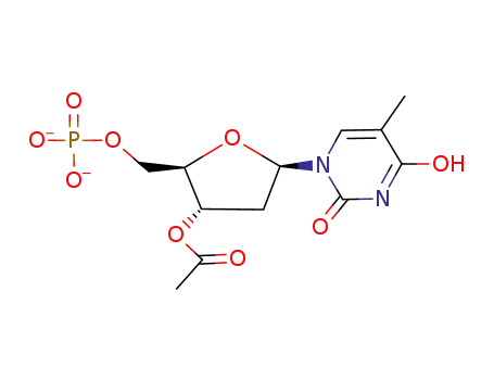 C<sub>12</sub>H<sub>15</sub>N<sub>2</sub>O<sub>9</sub>P<sup>(2-)</sup>
