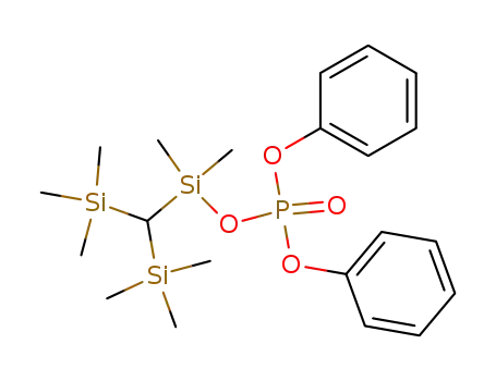 <(Diphenoxyphosphoryloxy)dimethylsilyl>bis(trimethylsilyl)methan