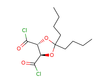 1,3-Dioxolane-4,5-dicarbonyl dichloride, 2,2-dibutyl-, (4R,5R)-