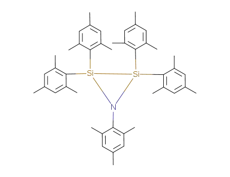 N-mesityl-1,2-disila-1,1,2,2-tetramesitylaziridine