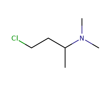 Molecular Structure of 104614-20-2 (3-(dimethylamino)-2-methylpropyl chloride)