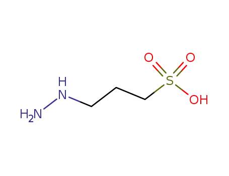 Molecular Structure of 6482-66-2 (1-Propanesulfonic acid, 3-hydrazino-)
