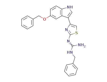 N-Benzyl-N'-[4-(5-benzyloxy-1H-indol-3-yl)-thiazol-2-yl]-guanidine