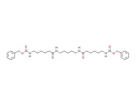 Molecular Structure of 104807-16-1 (2,9,15,22-Tetraazatricosanedioic acid, 8,16-dioxo-, bis(phenylmethyl)
ester)