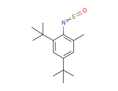Molecular Structure of 71740-69-7 (Benzenamine, 2,4-bis(1,1-dimethylethyl)-6-methyl-N-sulfinyl-)
