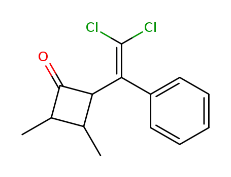 2-(2,2-Dichloro-1-phenyl-vinyl)-3,4-dimethyl-cyclobutanone