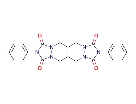 2,7-Diphenyl-5,10-dihydro-4H,9H-2,3a,5a,7,8a,10a-hexaaza-dicyclopenta[b,g]naphthalene-1,3,6,8-tetraone