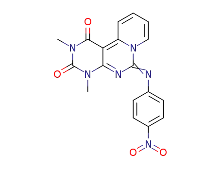 6-<(4-Nitrophenyl)imino>-2,4-dimethylpyrido<1',2':3,4>pyrimido<4,5-d>pyrimidine-1,3(2H,4H)-dione