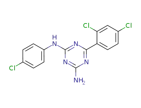 N-(4-Chloro-phenyl)-6-(2,4-dichloro-phenyl)-[1,3,5]triazine-2,4-diamine