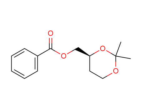 1,3-Dioxane-4-methanol, 2,2-dimethyl-, benzoate, (S)-