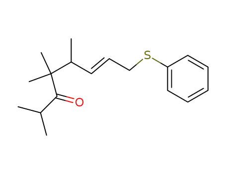 (E)-2,4,4,5-tetramethyl-8-phenylthio-6-octen-3-one