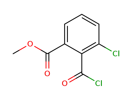 Benzoic acid, 3-chloro-2-(chlorocarbonyl)-, methyl ester