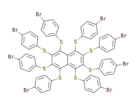 1,2,3,4,5,6,7,8-Octakis-(4-bromo-phenylsulfanyl)-naphthalene