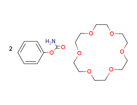 18-crown-6-phenyl carbamate complex (1:2)