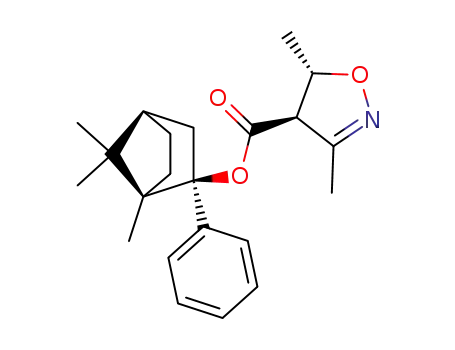 (4R,5S)-3,5-Dimethyl-4,5-dihydro-isoxazole-4-carboxylic acid (1R,2S,4R)-1,7,7-trimethyl-2-phenyl-bicyclo[2.2.1]hept-2-yl ester