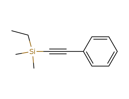 Aethyl-dimethyl-phenylaethinyl-silan