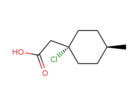 trans 1-chloro-4-methylcyclohexyl acetic acid