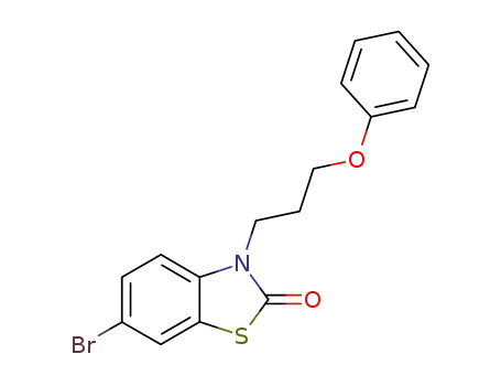 2(3H)-Benzothiazolone, 6-bromo-3-(3-phenoxypropyl)-