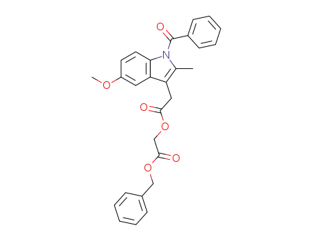 (1-Benzoyl-5-methoxy-2-methyl-1H-indol-3-yl)-acetic acid benzyloxycarbonylmethyl ester