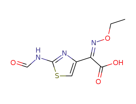 2-ethoxyimino-2-(2-formamido-1,3-thiazol-4-yl)acetic acid