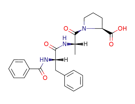 Molecular Structure of 69677-91-4 (N-BENZOYL-PHE-ALA-PRO)