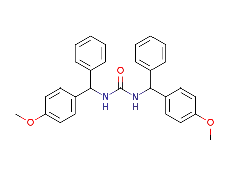 Molecular Structure of 160807-89-6 (1,3-bis[(4-methoxyphenyl)-phenyl-methyl]urea)