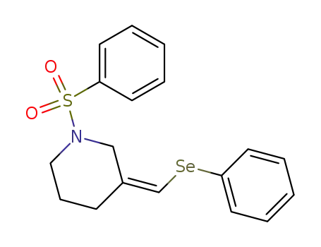 1-Benzenesulfonyl-3-[1-phenylselanyl-meth-(Z)-ylidene]-piperidine