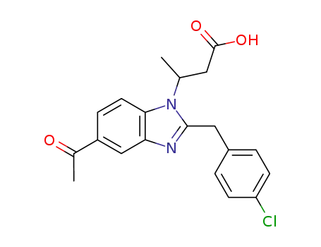 3-[5-Acetyl-2-(4-chloro-benzyl)-benzoimidazol-1-yl]-butyric acid