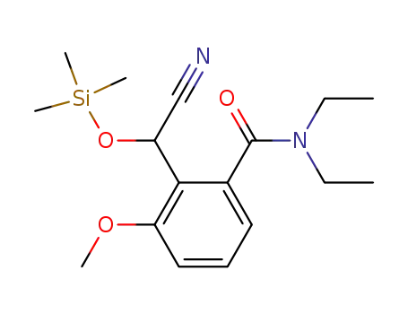 Benzamide, 2-[cyano[(trimethylsilyl)oxy]methyl]-N,N-diethyl-3-methoxy-